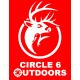 Circle 6 White  + $5.00 